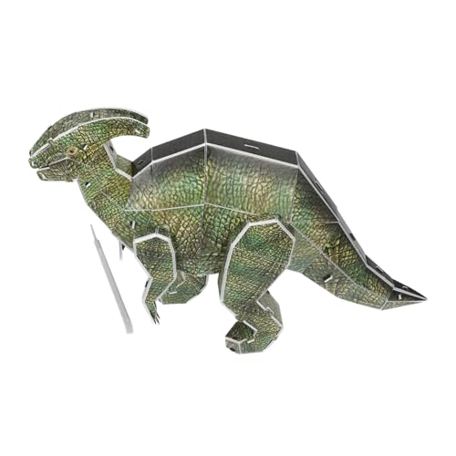 NAMOARLY 1 Satz 39 Dinosaurier-Puzzle Denksportaufgaben Stielspielzeug Würfel 3D-Tierpuzzle buchregal Dekoration für Cartoon-Puzzle- Papierpuzzlespielzeug Green von NAMOARLY