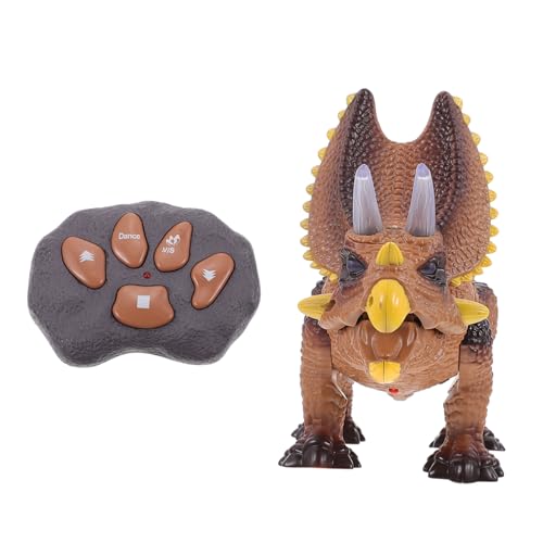 NAMOARLY 1 Satz Fernbedienung Dinosaurier wandelnde Dinosaurier elektrische RC-Spielzeuge Dinosaur Toy Ferngesteuerter Dino Kinderspielzeug Dinosaurier Plastik Brown von NAMOARLY