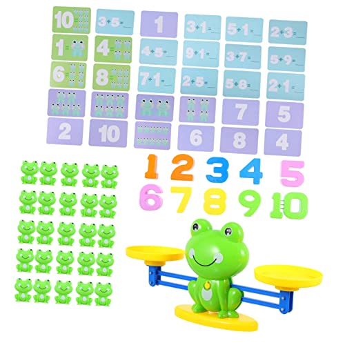 NAMOARLY 1 Satz Froschschuppen für Waage wiegendes Lernspielzeug Frösche Balance-Spiel Mathe- Waage- Frösche-Waage Papier Colorful von NAMOARLY