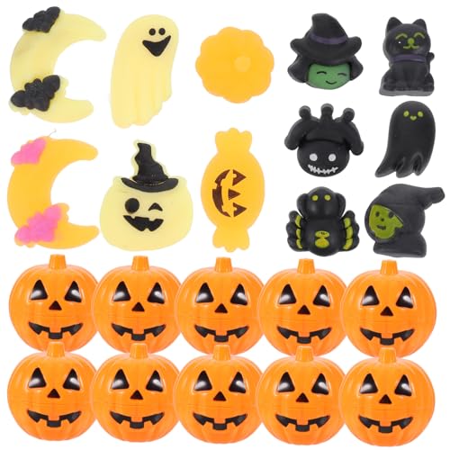 NAMOARLY 1 Satz Halloween-kürbis-kneifspielzeug Halloween-trickspielzeug Quetschspielzeug Für Partys Halloween-streichspielzeug Halloween-handspielzeug Zum Thema Halloween Plastik von NAMOARLY