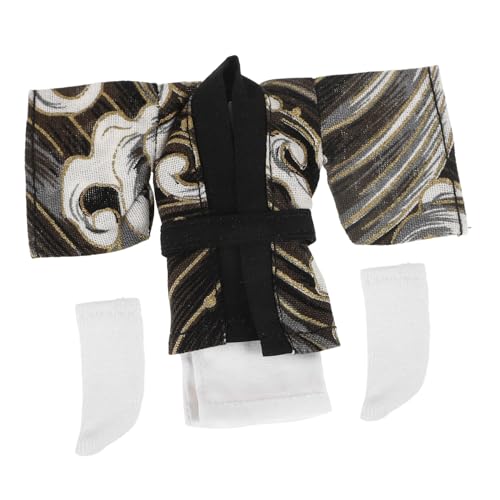 NAMOARLY 1 Satz Kimono-Set Für Babykleidung Puppenkleidung Puppenkostüm Japanische Kimono-Robe Anime-plüschpuppen Verkleiden Sich Puppe Japanisches Kleid Puppe Kimono Yukata Stoff von NAMOARLY