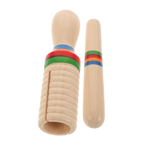 NAMOARLY 1 Satz Musikinstrument aus Holz kinderinstrumente musikinstrumente spielwaren draußen Toy soundba pädagogisches Instrument für Schallschlauch Bambus Beige von NAMOARLY