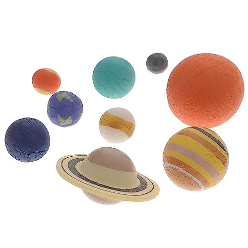 NAMOARLY 1 Satz Planet 3D Stereo Modell 3D-Diorama des Planeten Weltraumspielzeug Planetenmodellbausatz Lernspielzeug Solarsystem Sonnensystem Für Solarsystem-kit Vinyl von NAMOARLY