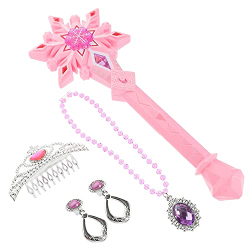 NAMOARLY 1 Satz Schnee Zauberstab Stutzenhalter Kindergeburtstag Gastgeschenke Geldgeschenke Geburtstag Kinderkommode Zauberstäbe Für Bühnenauftritte Cosplay-kostüm Für Rosa Stoff von NAMOARLY