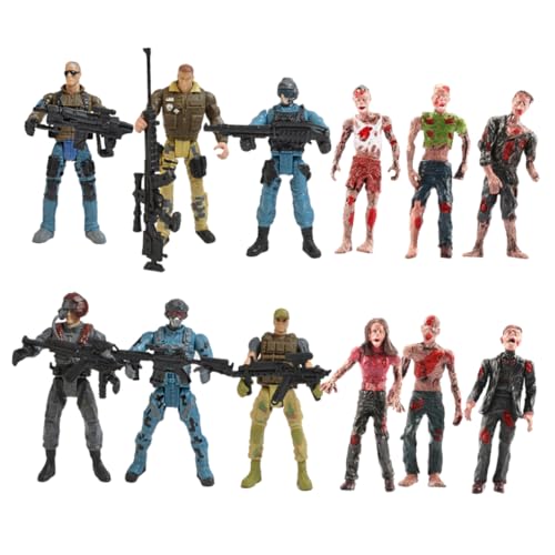 NAMOARLY 1 Satz Zombie-Actionfiguren Männer Actionfiguren Weltkrieg Soldaten Spielzeug Menschen Figuren Zombies zombib sammlerstücke Spielzeug für Soldaten Simulation Soldatenmodell Plastik von NAMOARLY