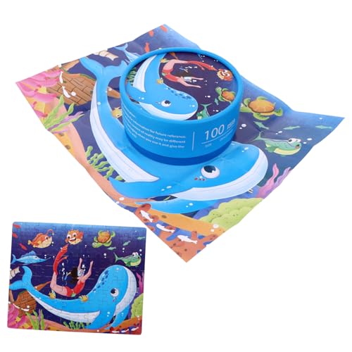 NAMOARLY 1 Satz aufbwahrungs-Box aufbewahrungskorb aubewahrbox Puzzle aubewahrungsbox sea World Bodenpuzzle für im Alter von 3–9 Jahren Papierpuzzles für Kleinkinder von NAMOARLY