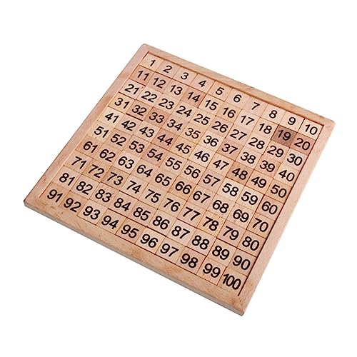 NAMOARLY 1 Set 1 100 Zahlenpuzzle Holzspielzeug Lernspielzeug Für Kleinkinder Pädagogisches Zur Frühen Der Zahlenkenntnis Kreatives Für Jungen Und ädchen von NAMOARLY