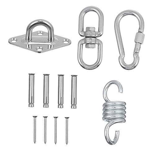 NAMOARLY 1 Set Aufhängehaken Für Hängesessel Hochbelastbarer Schaukelsitz Haken Für Holzgestell Outdoor Swing Hanger Mit Karabiner Für Garten Und Spielplatz von NAMOARLY