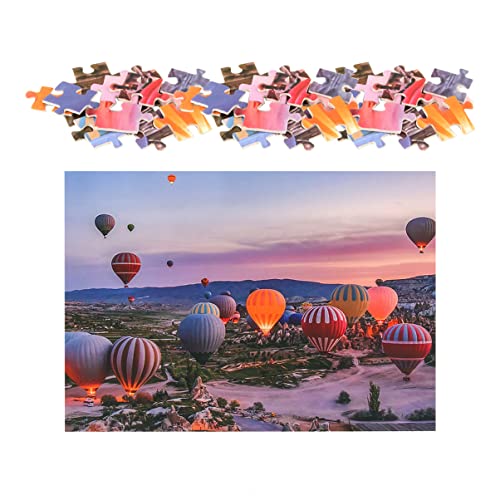 NAMOARLY 1 Set Bunte Heißluftballon Landschaft Puzzle Pädagogische Puzzlespiel von NAMOARLY