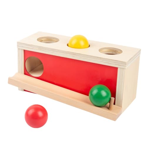 NAMOARLY 1 Set Holzspielzeug Drückball Für Pädagogisches Koordinationsspielzeug Zur Der Hand Augen Koordination Für Kleinkinder Und Vorschulkinder von NAMOARLY