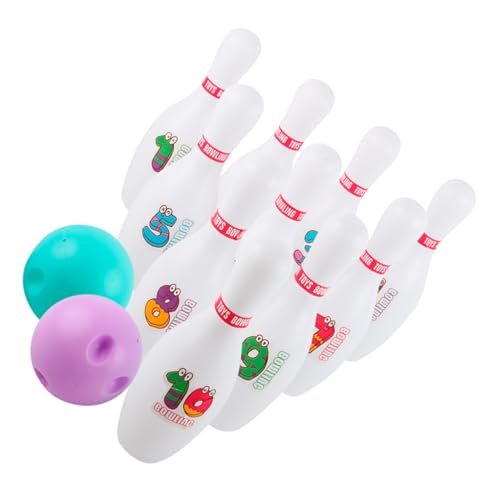 NAMOARLY 1 Set Mini Bowling Spiel Liefert Plastikkind Bowling Kit Kinder Bowling Spiel Kit von NAMOARLY