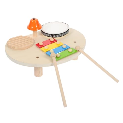 NAMOARLY 1 Set Percussion Instrument Lernspielzeug Pädagogische Percussion Trommel Xylophon Schlagzeug Set Für Kleinkinder Musiktrommel Spielzeug Vorschul Trommelspielzeug von NAMOARLY