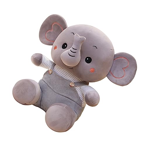 NAMOARLY Cartoon Elefant üschspielzeug Für Weicher Kuscheltier Mit Langen Und Zufälligen Knopf Perfekte Beruhigungsdoll Für Babys Und Kleinkinder von NAMOARLY