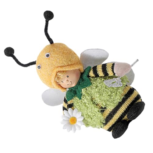 NAMOARLY 1 Stück Flügel Bienen Ornamente Festival-Puppe Kreative Bienenpuppe Bienenförmiges Festpuppengeschenk Puppe Gestricktes Puppenspielzeug Bienenpuppe Stoff von NAMOARLY