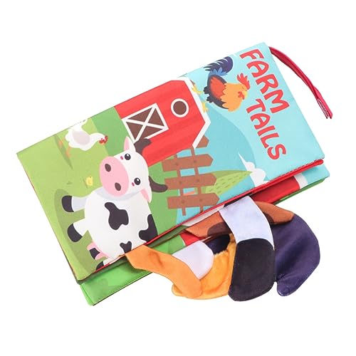 NAMOARLY 1 Stück Unzerreißbares Stoffbuch für die frühe Bildung Sensory Toys Tuchbuch für Kleinkinder Stoffbuch für Kleinkinder pädagogisches Polyesterfaser mit hoher Dichte von NAMOARLY