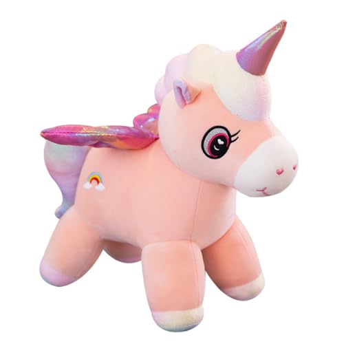 NAMOARLY 1 Stück üsch Einhorn Puppe Dekor üßes Cartoon Mädchen Langes Schlafkissen Weiches Kuscheltier Für Kinder Dekoration Für Kinderzimmer Und Spielzeug Geeignet von NAMOARLY