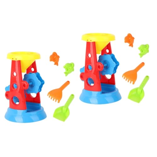 NAMOARLY 10 STK Schaufel Spielzeug Sandbauspielzeug Sandspielzeug Werkzeugset Strandschaufel Sommerstrand-Sanduhr Kinder strandspielzeug Beach Toys for Sandwanne Spielzeug Sanduhr von NAMOARLY