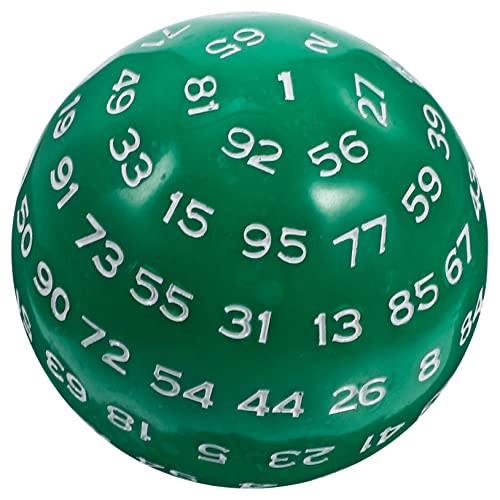 NAMOARLY 100 spielwürfel spielewürfel Würfelspiele Würfelspielbrett kosmische gemischte Würfel farbige Würfel 12-seitiger Würfel Partyzubehör Leichter Zahlenwürfel Spiel Würfel Acryl Green von NAMOARLY