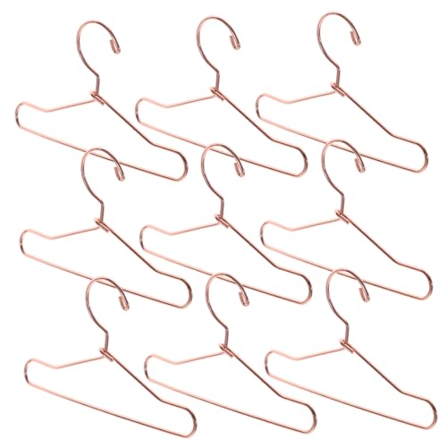 NAMOARLY 10Pcs 75Cm Mini Doll Multi Kleiderbügel Für Kleidung Doll Lager Rack Doll Boy Babypuppen Puppenkleidung Miniaturpuppen Kit Doll Babypuppenträger Kleiderbügel Mädchen Metall von NAMOARLY