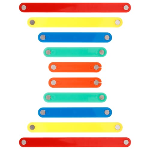NAMOARLY 10St Puzzle für bauklötze Mathematisches Mathe Mathematische Vorschulmagnet Magnetstreifen für Whiteboard Plastik von NAMOARLY