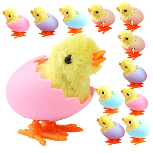 NAMOARLY 12 Stück Teiliges Aufziehspielzeug Plüsch Küken Springende Wind Up Hühner Bunte Spielzeuge Lustige Dekorative Federvögel für Ostern und Weihnachten NAMOARLY 12 Stück Teiliges Aufziehspielzeug Plüsch Küken Springende Wind Up Hühner Bunte Spielzeuge Lustige Dekorative Federvögel für Ostern und Weihnachten von NAMOARLY