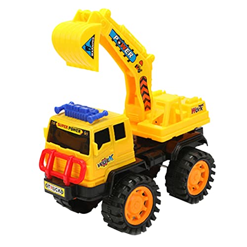 NAMOARLY 1Stk Engineering-LKW-Spielzeug Bagger Modell Baggerspielzeug für Kinder Baggerwagen für Kinder Spielzeug für Baufahrzeuge kinderspielzeug Kinder Spielzeug Boy Toys Toy Cars Yellow von NAMOARLY