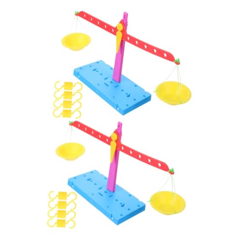 NAMOARLY 2 STK Nutzen Sie das Gleichgewichtsspielzeug Modellmaterialien kleine Spielzeuge herstellen DIY Wissenschaftsspielzeug STEM Lernspielzeug Maßstabsgetreues Montagespielzeug Plastik von NAMOARLY