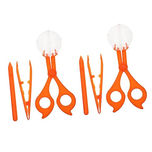 NAMOARLY 2 Sätze Dreiteiliges Insekten fang Set Kinder fangen Vorräte Outdoor-Spielzeug für Kinder outdoorspielzeug Kinder Outdoor Spielzeug Ahlen aus Kunststoff Outdoor-Capture-Tools von NAMOARLY