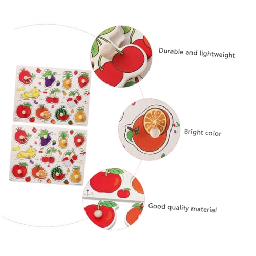 NAMOARLY 2 Sätze Obst Puzzle Lernspielzeug Pädagogisches Früchte Steckpuzzle für Kleinkinder Fördert Denkvermögen und Feinmotorik Geschenk für Jungen und Mädchen NAMOARLY 2 Sätze Obst Puzzle Lernspielzeug Pädagogisches Früchte Steckpuzzle für Kleinkinder Fördert Denkvermögen und Feinmotorik Geschenk für Jungen und Mädchen von NAMOARLY