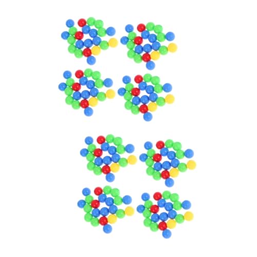 NAMOARLY 2 Stück 4 Murmeln Interaktive Brettspielbälle Runde Perlen Spielball Lose Perlen Beliebte Spielperlen Spielersatzbälle Bunte Perlen Nilpferd Spielbälle Ersatz Aus von NAMOARLY