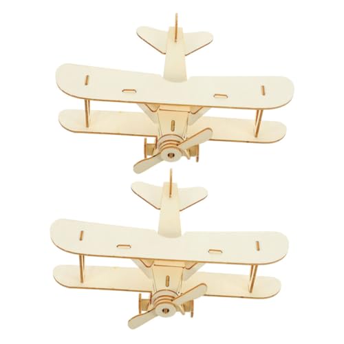NAMOARLY 2 Stück DIY Holz Flugzeug Modell Set Bemalbar Kindgerecht und Sicher Fördert Kreative Fantasie und Interaktives Robustes Design für Detailgetreue Holzflugzeug NAMOARLY 2 Stück DIY Holz Flugzeug Modell Set Bemalbar Kindgerecht und Sicher Fördert Kreative Fantasie und Interaktives Robustes Design für Detailgetreue Holzflugzeug von NAMOARLY
