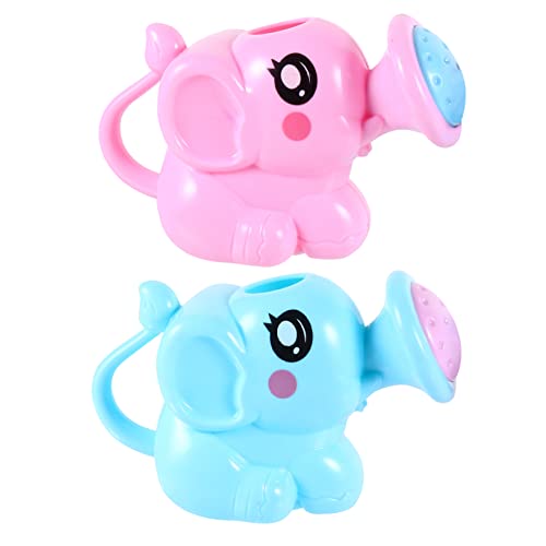 NAMOARLY 2er Set Badewannenspielzeug Badespielzeug Elefant Gießkanne Und Pink Wasserspielzeug Für Und Babys Ideal Für Die Badewanne Und Den Wasserspaß von NAMOARLY