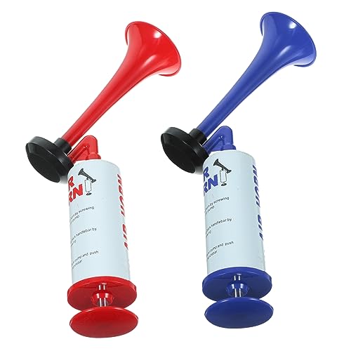 NAMOARLY 2 Stück Extra Laut Fußball Air Horn Hand Trompete Druckluft Signalhorn Für Fußballpartys Events Und Anfeuern Ideal Für Fans Und Sportveranstaltungen von NAMOARLY