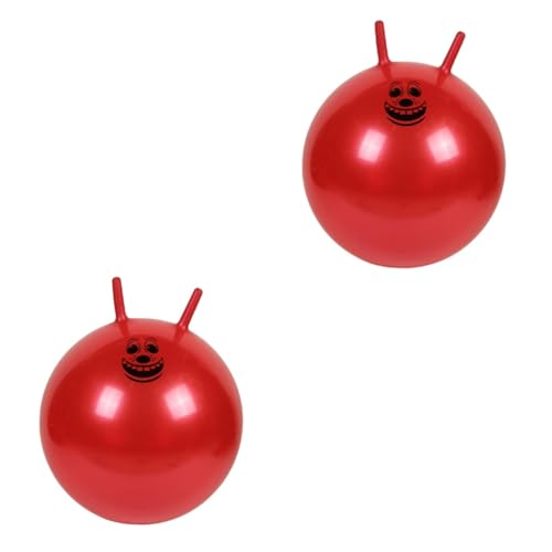 NAMOARLY 2 Stück Fitnessball Kinder Springball Kinderball Kinderspielzeug Weltraumspielzeug Hopping Jumper Spielzeug Springspielzeugball Aufblasbarer Ball Sprungball Kinderübungsball von NAMOARLY