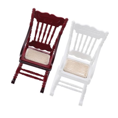 NAMOARLY 2 Stück Mini Möbelstück Mini Stuhl Kleine Landschaftsrequisiten Miniatur Stuhl Puppenhaus Zubehör Winzige Hausmöbel Ornament Puppenhaus Schaukelstuhl Aus NAMOARLY 2 Stück Mini Möbelstück Mini Stuhl Kleine Landschaftsrequisiten Miniatur Stuhl Puppenhaus Zubehör Winzige Hausmöbel Ornament Puppenhaus Schaukelstuhl Aus von NAMOARLY