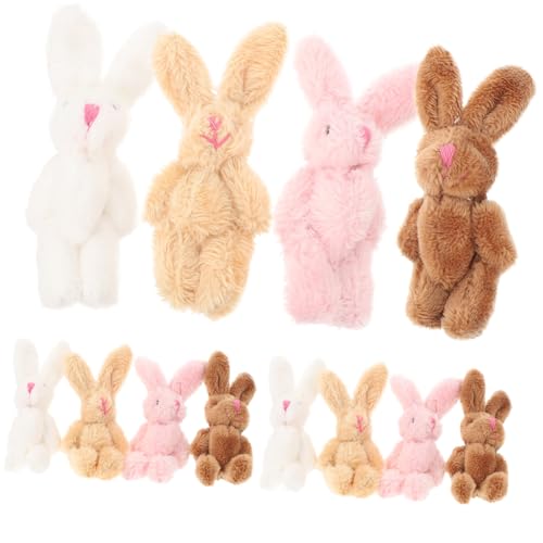 NAMOARLY 20 Stück Teiliges Plüschhasen Bunny Doll Kuscheltier mit Anhänger Süße Hasenfiguren für Ostern Partydeko Schlüsselanhänger Geschenkideen Jahr des Hasen Thema NAMOARLY 20 Stück Teiliges Plüschhasen Bunny Doll Kuscheltier mit Anhänger Süße Hasenfiguren für Ostern Partydeko Schlüsselanhänger Geschenkideen Jahr des Hasen Thema von NAMOARLY