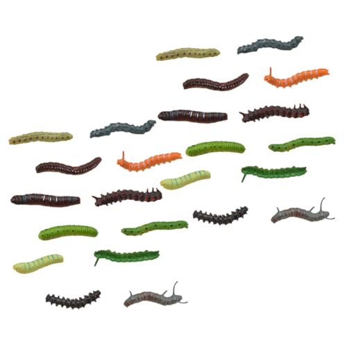 NAMOARLY 24 Stück Teiliges Robustes Raupenmodell Realistische Gefälschte Raupenfiguren Dekoratives Insekten Landschaft und Stilvoll und Schadstofffrei NAMOARLY 24 Stück Teiliges Robustes Raupenmodell Realistische Gefälschte Raupenfiguren Dekoratives Insekten Landschaft und Stilvoll und Schadstofffrei von NAMOARLY