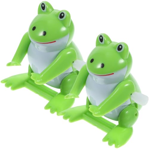 NAMOARLY 2er Set Aufziehspielzeug Frösche Lustige Wind up Frosch Spielzeuge Für Klassische Mechanische Spielzeuge Dekorative Frösche Für Geburtstag Und von NAMOARLY