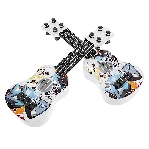 NAMOARLY 2 Stück Baby-gitarrenspielzeug Für Kinder Kinderspielzeug Mini-Gitarre Tragbares Design Für Die Früherziehung Instrument Kognitives Spielzeug Zufälliger Stil von NAMOARLY