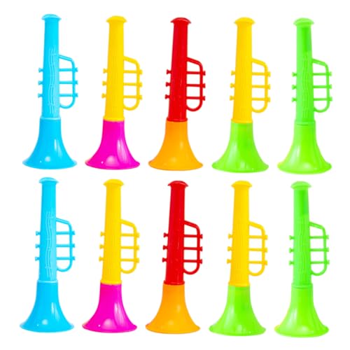 NAMOARLY 30st Trompete Spielzeug Mini-hornspielzeug Horn-geräusch-Hersteller Trompetenkinder Jingle Bells Lernspielzeug Trompete Stadion Horn Kinder-Saxophon-Spielzeug Mandala-trompete Abs von NAMOARLY