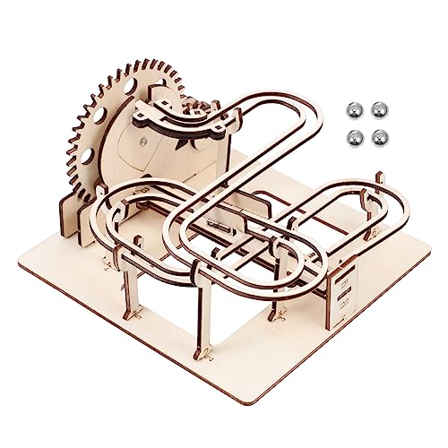 NAMOARLY 3D Murmelbahn Puzzle Handbetriebene Kugelbahn Mit Interaktiven Elementen Für Fördert Kreativität Und Geschicklichkeit Ideales Für Kleine Entdecker von NAMOARLY