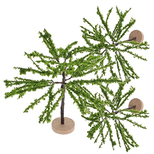 NAMOARLY 3St Simulierter Minibaum Zug Baummodell Mini-Modellbäume maßstabsgetreue Züge Modell Kiefern Artificial Tree mikrolandschaft Miniatur-Straßenbäume Landschaft DIY bäume Plastik von NAMOARLY