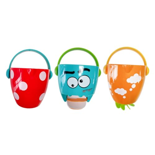 NAMOARLY 3Stücke Kleiner Wasser Eimer Spielzeug für Kinder Cartoon Badespielzeug Sprinkler Duschspielzeug Sichere Kunststoff Eimer Wasserspielzeug für Bad und Strand NAMOARLY 3Stücke Kleiner Wasser Eimer Spielzeug für Kinder Cartoon Badespielzeug Sprinkler Duschspielzeug Sichere Kunststoff Eimer Wasserspielzeug für Bad und Strand von NAMOARLY