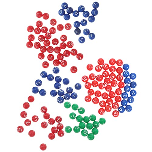 NAMOARLY 3er-Packungen Ball Der Lotteriemaschine Lotteriekugeln Partyspielbälle Spielball Bingo-radkäfig Und Bälle Poker Verlosen Bingomaschine Elektronisch Jetons Bingo -Marker Plastik von NAMOARLY