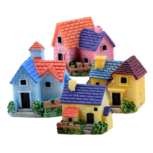 NAMOARLY Miniatur-Villa Aus Kunstharz Ornament Für Jungen Und Mädchen Spielzeug- Kreatives Kunstharz- Landschaftshaus- Für Jungen Und Mädchen von NAMOARLY