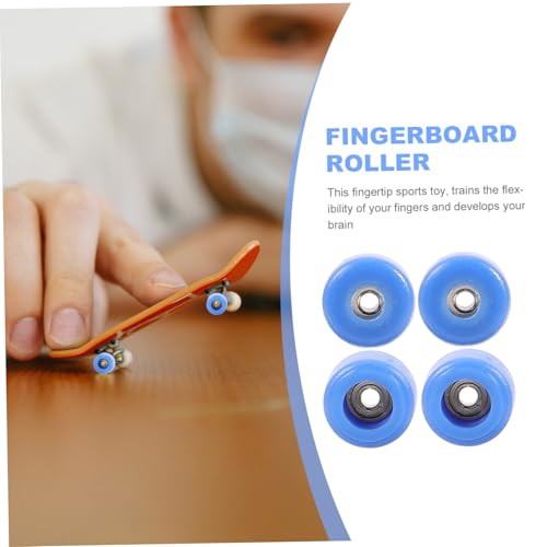 NAMOARLY 4 Stück Teiliges Finger Skateboard mit Hochgeschwindigkeits Kugellagern Kompakte Fingertip Spielzeuge für Erwachsene Simulation Roller Skate Zubehör für Finger Skateboards NAMOARLY 4 Stück Teiliges Finger Skateboard mit Hochgeschwindigkeits Kugellagern Kompakte Fingertip Spielzeuge für Erwachsene Simulation Roller Skate Zubehör für Finger Skateboards von NAMOARLY
