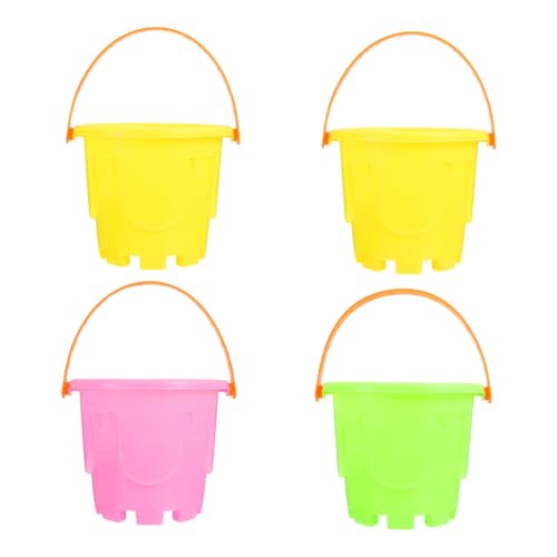 NAMOARLY 4 Stück Teiliges Mini Sandspielzeug Leichter Kindereimer aus Hochwertigem Kunststoff Bunter Sand und Wassereimer für Mädchen und Jungen für Strand Garten und Sandkasten NAMOARLY 4 Stück Teiliges Mini Sandspielzeug Leichter Kindereimer aus Hochwertigem Kunststoff Bunter Sand und Wassereimer für Mädchen und Jungen für Strand Garten und Sandkasten von NAMOARLY