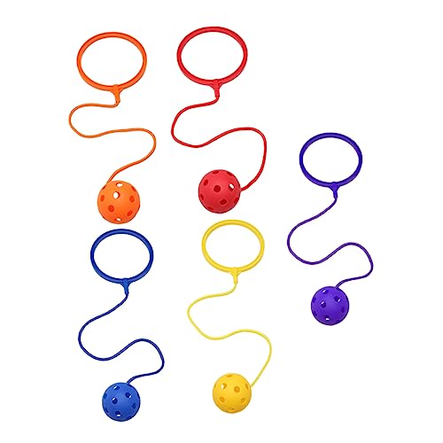 NAMOARLY Kinder Sprungball Spielzeug für Jungen und Mädchen 5 Stück Hüpfball Knöchelspielzeug in Zufälligen Farben Leicht und Tragbar für Outdoor Fitness und Motorische Entwicklung NAMOARLY Kinder Sprungball Spielzeug für Jungen und Mädchen 5 Stück Hüpfball Knöchelspielzeug in Zufälligen Farben Leicht und Tragbar für Outdoor Fitness und Motorische Entwicklung von NAMOARLY