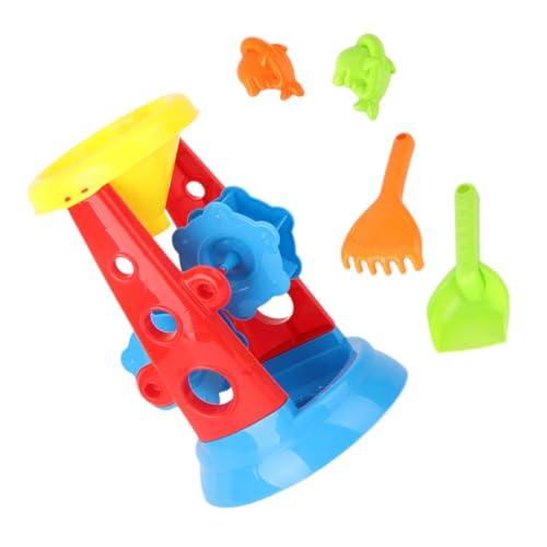 NAMOARLY 5-Teiliges Set Sandwanne Strandspielzeug für Kleinkinder Sandrad Spielzeug Strandrechen Kinder sandspielzeug Kinder strandspielzeug Kinder Spielen Spielzeug Schaufel Spielzeug von NAMOARLY