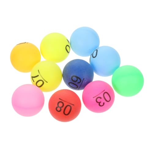 NAMOARLY 50 Stück Farbiger Zahlenball Interessante Spielbälle Nummerierte Picking Bälle Bar Spiel Requisiten Party Aktivitäts Requisiten Bälle Für Zuhause Party Picking Bälle Für von NAMOARLY